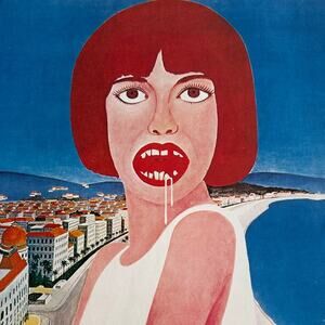 Tadanori Yokoo Drool One Man Show Book Page Psychedelic Art Print ~260216-WH 955